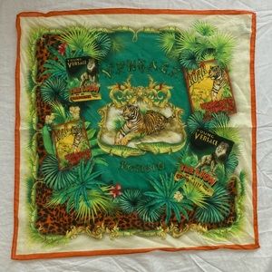 Versace Cotton Scarf Handkerchief